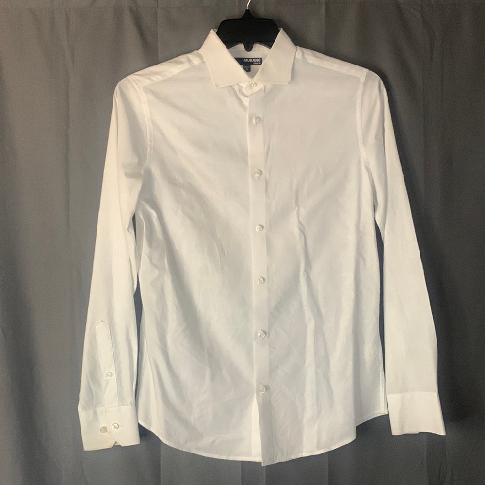 Slim Fit textured woven sport shirt